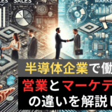 半導体企業の社員が知っておくべき『営業』と『マーケティング』の違いとは？